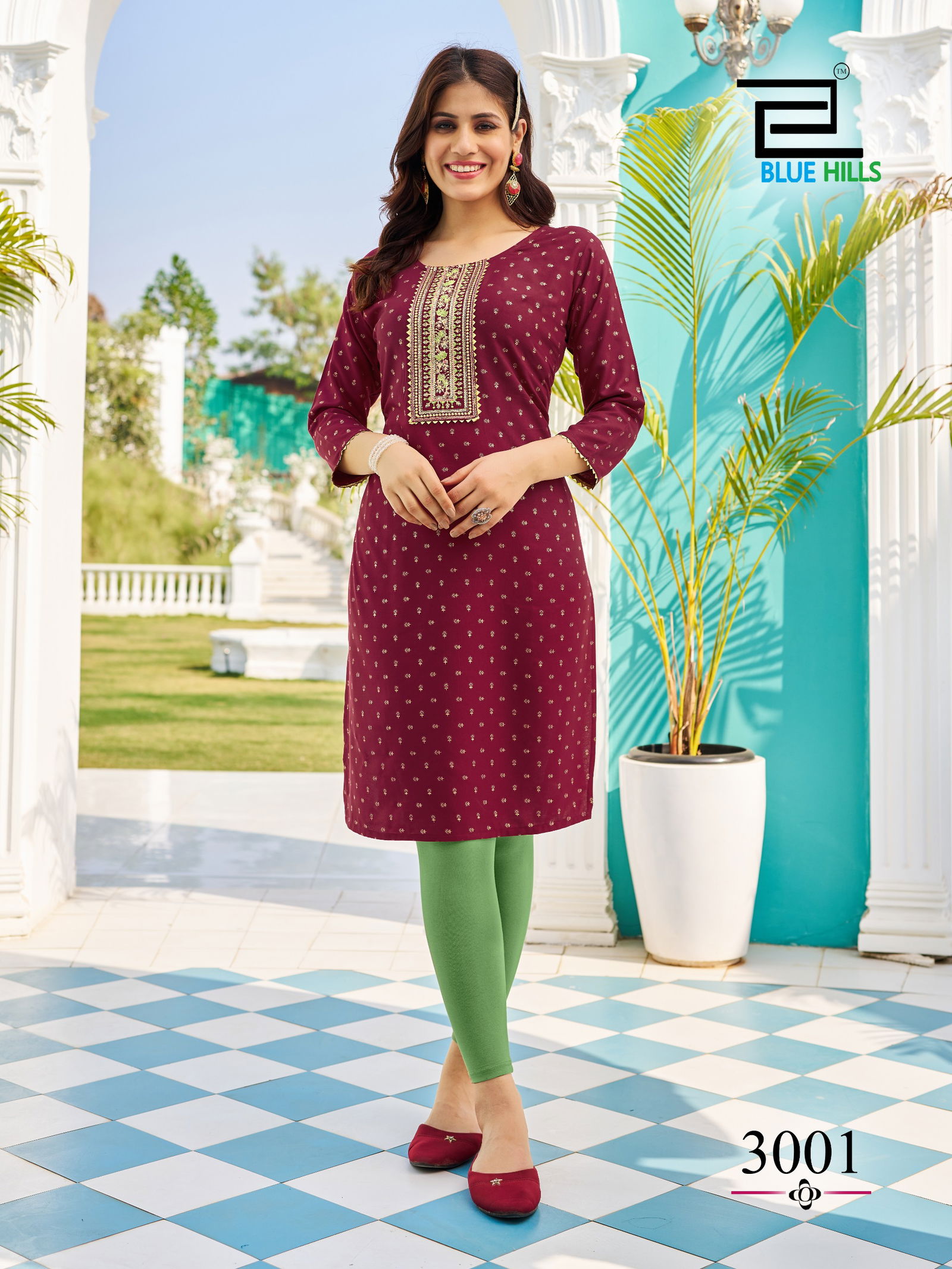 City Light Vol 3 By Blue Hills Rayon Foil Printed Plus Size Kurti Wholesale Price In Surat